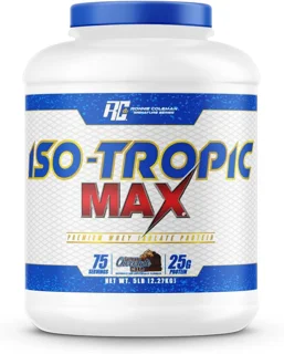 پروتئین وی ایزوله رونی کلمن مدل Iso-Tropic Max - وزن ۲.۲۷ کیلوگرم